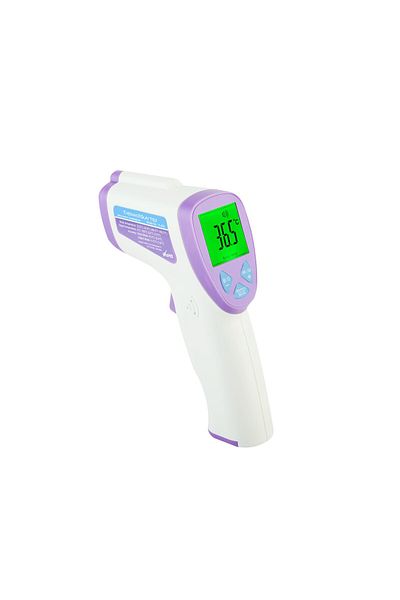EasyPix Termometru profesional pentru frunte EasyPix ThermoGun TG2, 0,2 C, senzor infraroșu fără contact, înaltă