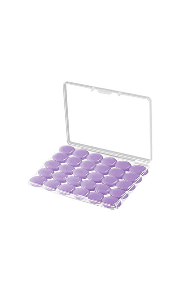 Choice سدادات أذن سيليكون أرجوانية 30 قطعة قابلة لإعادة الاستخدام للنوم والسباحة والدراسة والطيران