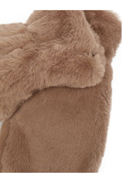 PIECES women's gloves 17152455 brown