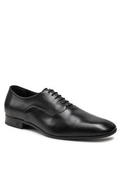 Karl Lagerfeld Men's Low Shoes black KARL LAGERFELD-KL12334 000 BLACK LTHR