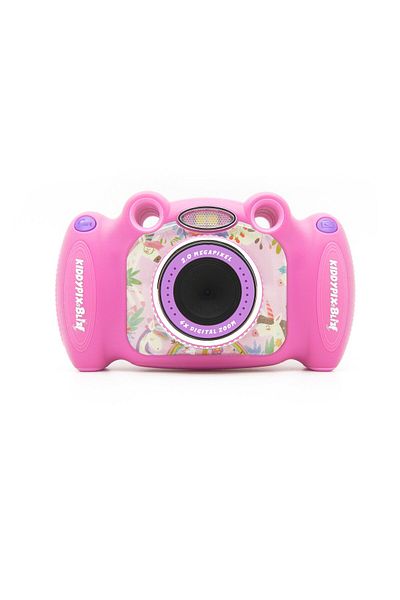 EasyPix Easypix Kiddypix Blizz Camera for Girls, Pink +6 Games included +Transport Case