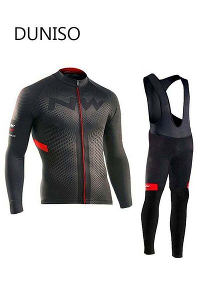 Generic Duniso Men's Cycling Suit Long Sleeve Mountain Bike Road Bike Cycling Suit Breathable Quick-drying L