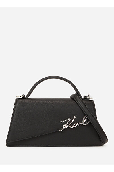 Karl Lagerfeld Kožená černá dámská crossbody kabelka A1W304581av