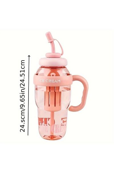 YIWU Large Capacity 1200ml/40.58oz Plastic Sports Water Bottle