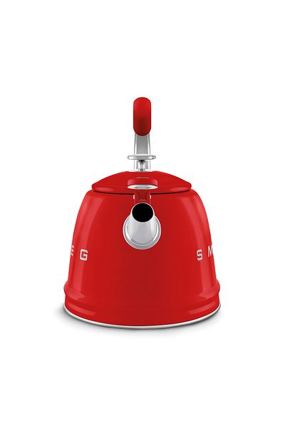 SMEG 50's Style Stovetop Whistling kettle Red