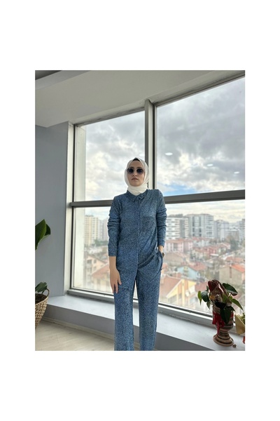 Touche Denim Efektli Payet Gömlek