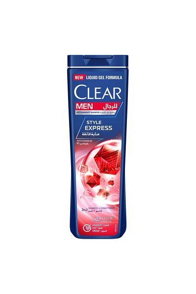 Clear Men 2in1 Style Express Anti-Dandruff Shampoo 400 ml
