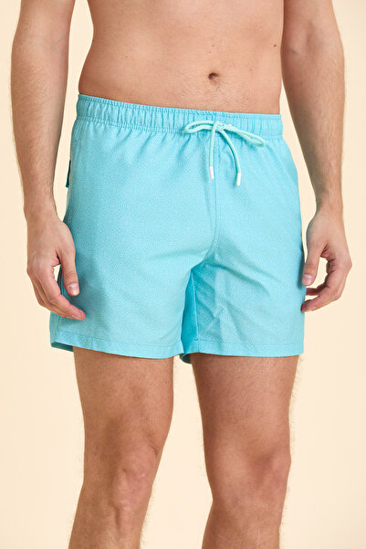 SMILE Grant Turquoise Swim Shorts