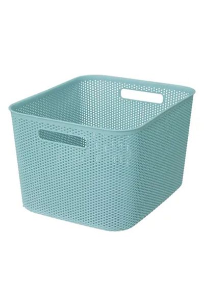5FIVE Plastic Storage Basket (19 L, Arctic)