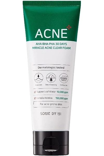 Some By Mi Skin Foam to get rid of pimples in 30 days