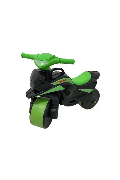 KBT Doloni Ride-on Racing Motorcycle With Sounds And Lights, Black With Green