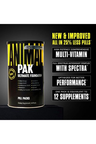 Animal Pak 44 packs New & Improved