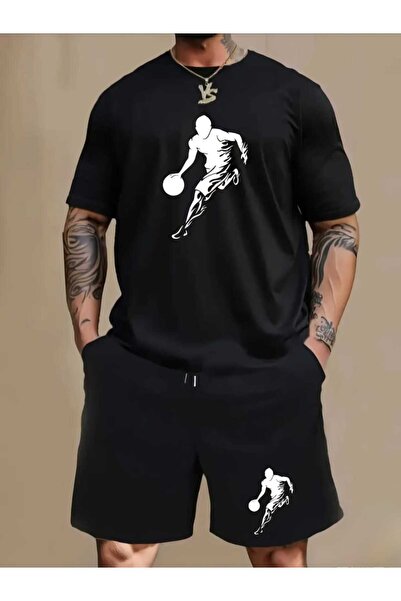 Panda Baskı Tekstil مجموعة علوية سفلية كبيرة الحجم بتصميم خاص مطبوعة لكرة السلة