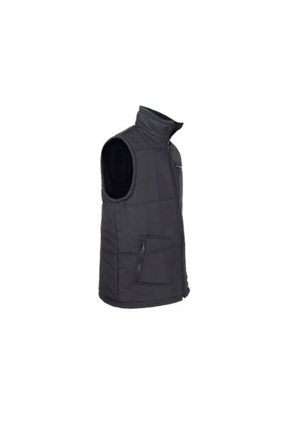 isguvenlikstore سترة عمل شتوية سوداء مع صوف من الداخل (3 جيوب بسحاب)، سترة أن...