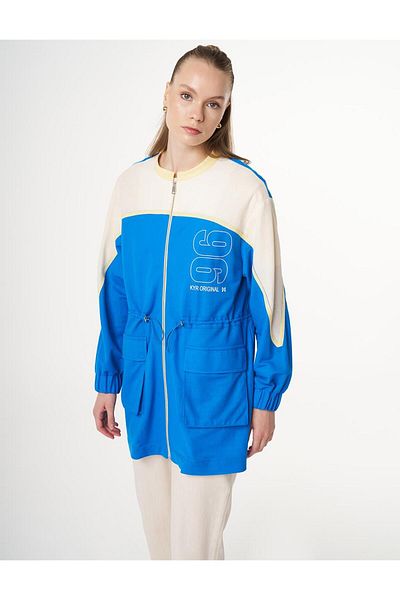 KYR Μπουφάν με τσέπη με κορδόνι στη μέση Cobalt Blue