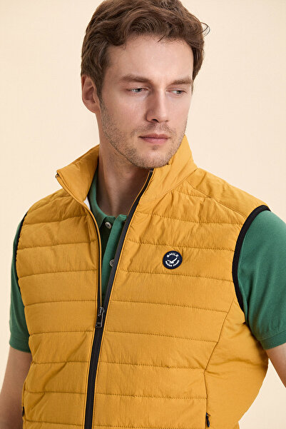 SMILE Gustavia Mustard Yellow Inflatable Vest