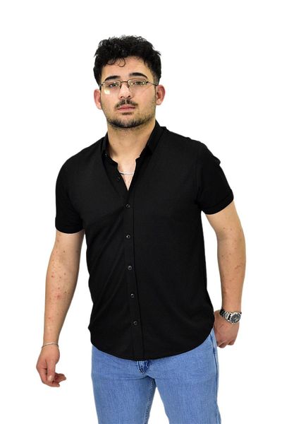 Raymons Men's Shirt Collar Button Mercerized T-Shirt 4410 Bgl-St04530