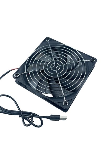 Choice مروحة تبريد USB 5 فولت تيار مستمر 120 × 120 × 25 مم 120 × 120 × 25 مم 120 مم 12 سم لجهاز الاستقبال DVR