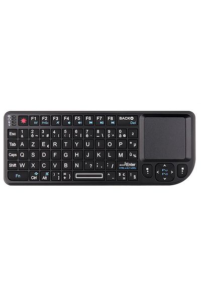 Choice 7-Color-Backlit French 2.4G Wireless Keyboard With 7-color Backlight Touchpad Mouse And Flashligt- P