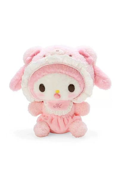 Choice 20cm Melody New Japanese Style Sanrio Latte Pacifier Kulomi Cinnamoroll Melody Hello Kitty Plush Toy