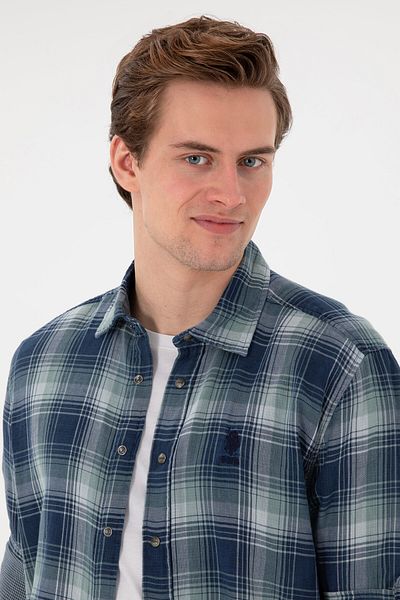 U.S. Polo Assn. Мъжка тъкана риза с дълъг ръкав U.S. Polo Assn. 2170099