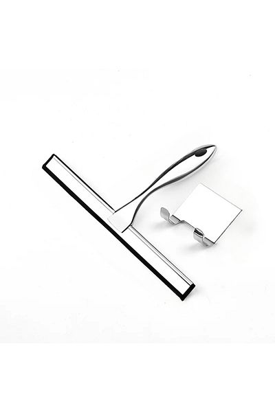 Choice Type A Stainless Steel Shower Squeegee for Shower Doors with Hooks Household Bathroom Window Mirror