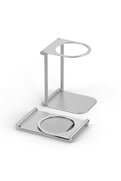 3life Silver 2025 New Hot Foldable Coffee Machine Stand Portable Sturdy Drip Filter Holder Aluminum Alloy