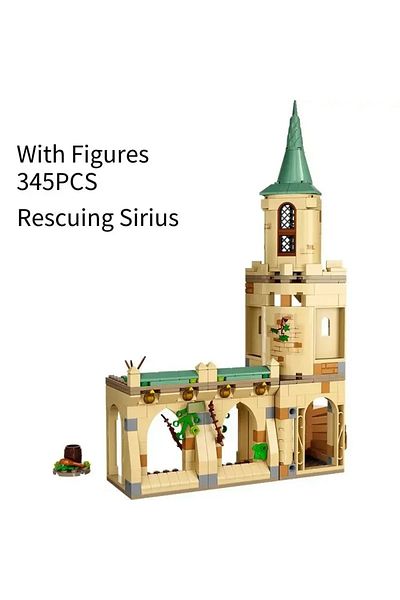 Choice Siriuss Rescue MINISO Disney 345PCS 76401 Wizarding World Magic Movie Series Sirius Building Block B