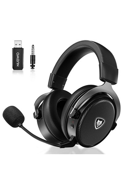 Choice Black Nubwo Dual Gaming Headset 2.4g Dongleusb Bluetooth 5.3 Technology With Noise Canceling Microph