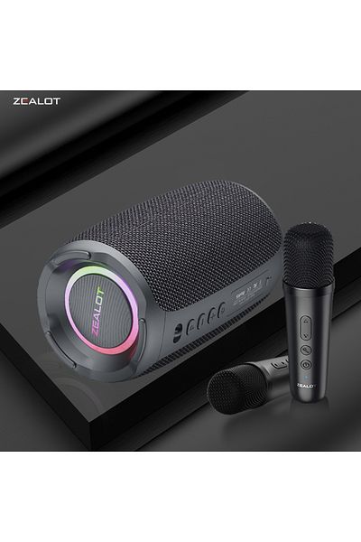Choice Speaker Zealot S61M SHUANG ZEALOT S61M 20W Wireless Speaker System with Two Microphones, 3600mAh Bat