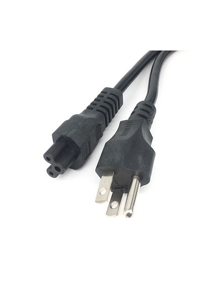 Bolantedz سلك طاقة أمريكي بطول 1.5 متر، مزود بمقبس ثلاثي الأطراف C5، من نوع Cloverleaf، كابل طاقة أمريكي بطول 1.2 متر و4 أقدام