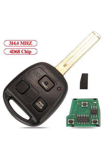 Choice Full Key With 4D68 Jingyuqin HYQ12BBT Remote Car Key Control 4D68 Chip 314.4MHZ For Toyota Lexus RX3