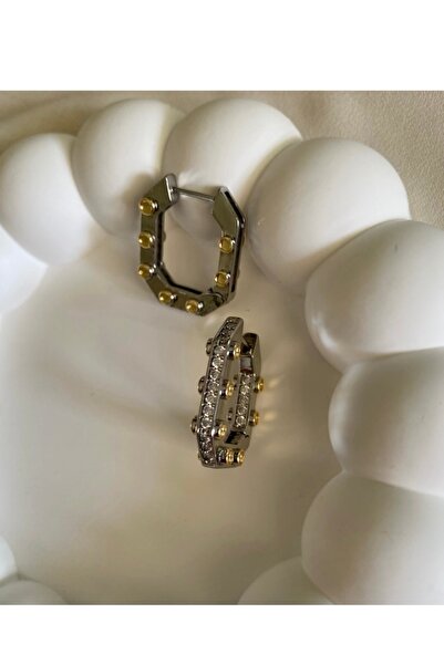 gaila design Gümüş Renk Bague Küpe