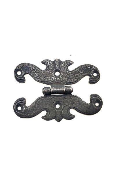 Easy Tedarik Antique Style Decorative Brass Butterfly Hinge - 63X45 Mm, Oxide