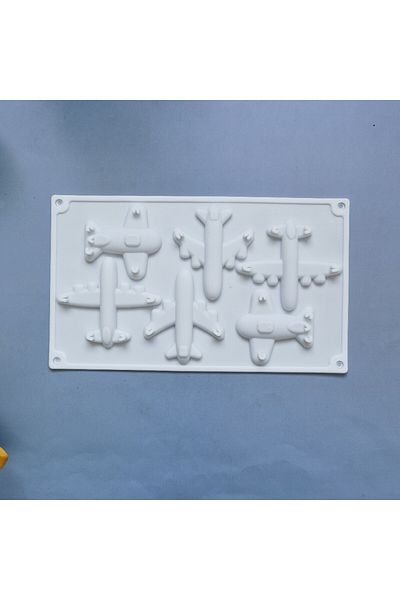 Choice White Diy Epoxy Resin Airplane Modeling Silicone Mold Chocolate Mold Pudding Mousse Cake Baking Deco