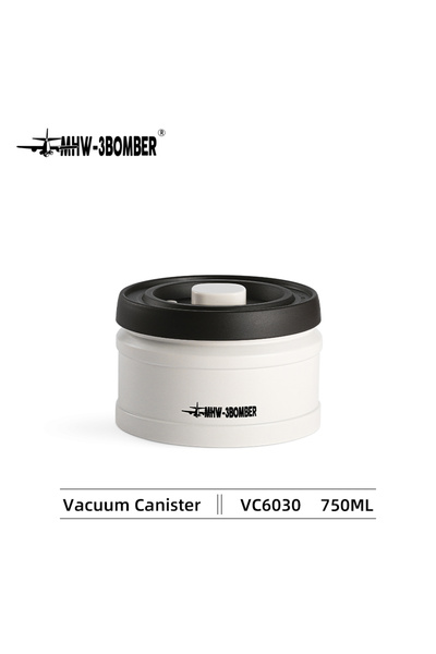 Choice حاوية تخزين القهوة اليدوية المفرغة من الهواء MHW-3BOMBER سعة 750 مل، ح...