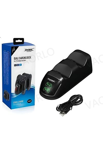 Choice Black For PS4 Controller Charger Dock Station For Playstation 4 Slim Pro Handle Charging Dock With I