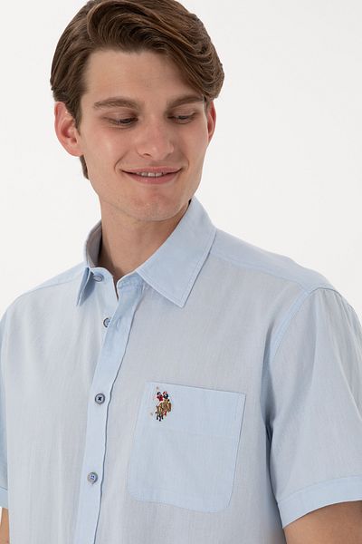U.S. Polo Assn. Πόλο Ασν. Ανδρικό κοντομάνικο πουκάμισο 2082772