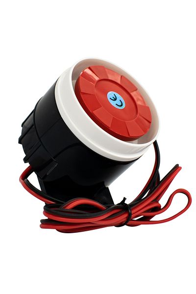 Scimagic-RC Dc 12v Mini Alarm Siren Audio Alarm Anti-theft Buzzer High-decibel Security Piezo Buzzer Alarm Horn