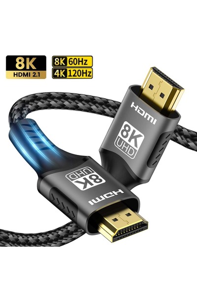 Choice كابل HDMI عالي السرعة 8K-04-01-1036 من Highwings، بطول 2 متر، بدقة 8K ...