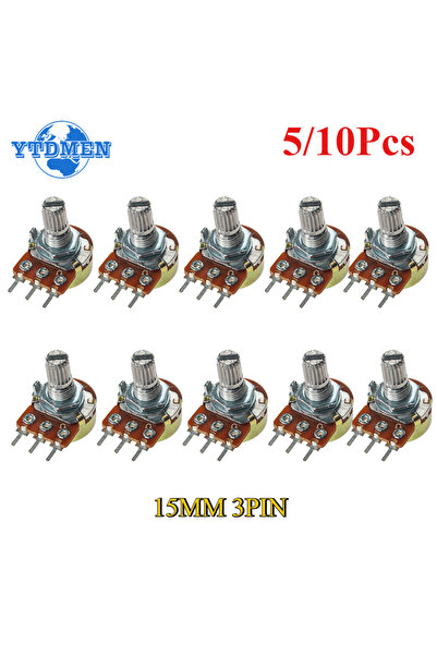 choice2 100 كيلو أوم 10 قطع 5/10 قطع WH148 مقياس الجهد 15 مم 3 سنون مخروطي خط...