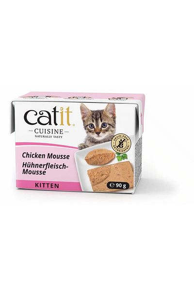 Catit Cuisine Chicken Mousse Kitten Food 90g Pack of 12