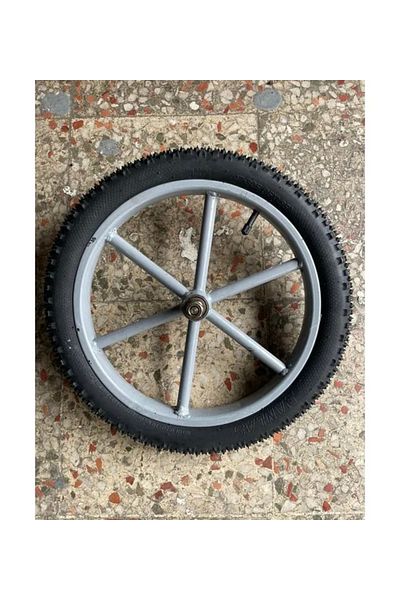 Easy Tedarik Portable Bench / Car Wheel 40 cm - Tubular Rim (Rim Size: 30 cm)