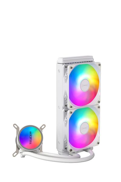 choice2 AF-240 WH TEUCER RGB CPU Water Cooler 120/240/360mm All In One CPU Liquid Cooling Water Cooled Radia