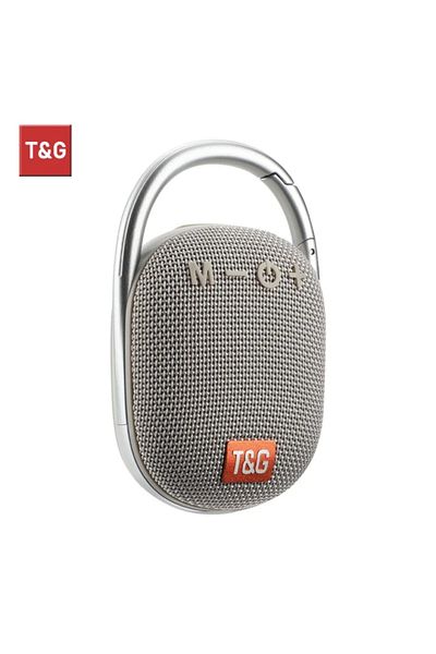 T&G Gray Tg321 Outdoor Portable Waterproof Wireless Bluetooth Fabric Speaker Hifi Music Box Mini Bass Wo