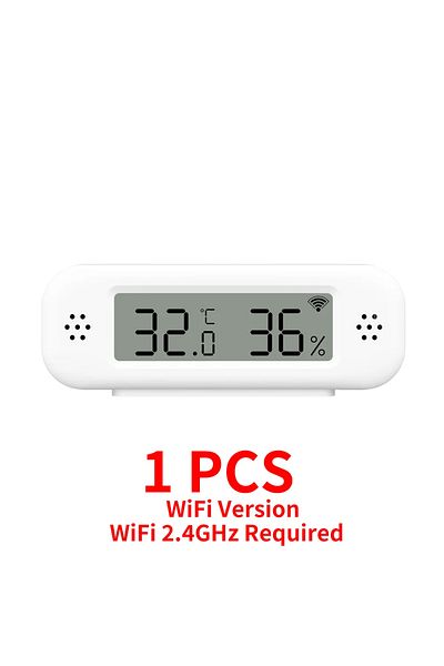 Choice Wifi Version Tuya Wifi Mini Temperature Humidity For Smart Home Thermometer Hygrometer App Remote Al