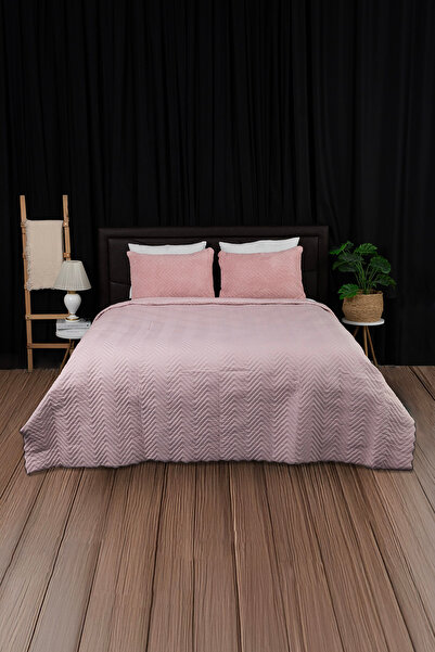 Genel Markalar Wellsoft Çift Taraflı 4 Mevsim Çift Kişilik Yatak Örtüsü