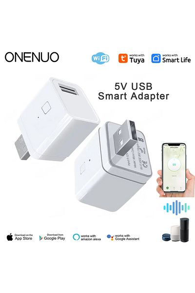Choice WiFi Switch WiFi or Zigbee Tuya USB Adapter Switch 5V WiFi Mini USB Power Adapter Works with Alexa H