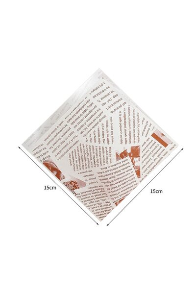 Choice 100 قطعة G703 100 قطعة هامبورغ أكياس الخبز والزيت المثلثة لخبز الدونات وتغليف الطعام هان