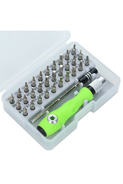Choice green Multifunctional Screwdriver Combination Household Portable Cross Magnetic Precision Screwdrive
